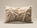 Coastal Oasis: Premium Hand - Tufted Palm Tree Lumbar Cushion – Luxury Textured Boho Accent Pillow - ruggybuggy