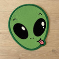 Cute Kawaii Alien Face Rug – Soft Tufted Cartoon Area Rug - ruggybuggy