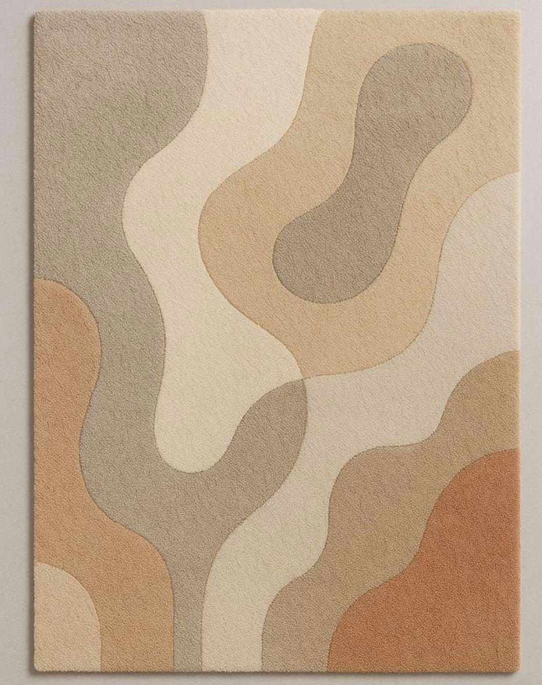 Premium Abstract Wave Rug – Handcrafted Modern Designer Floor Rug for Elegant Interiors - ruggybuggy