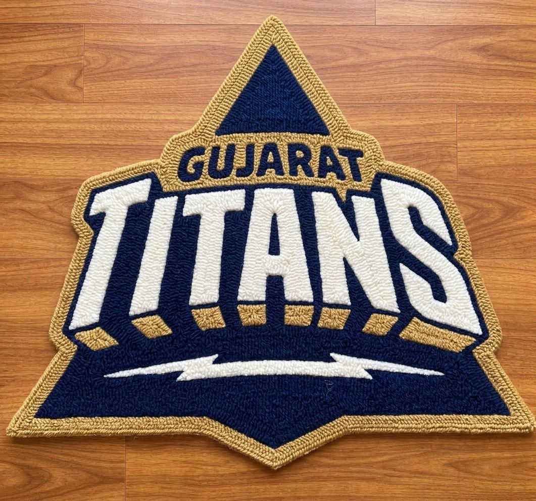 Royal Challengers Bangalore Official Hand - tufted Rugs - ruggybuggy